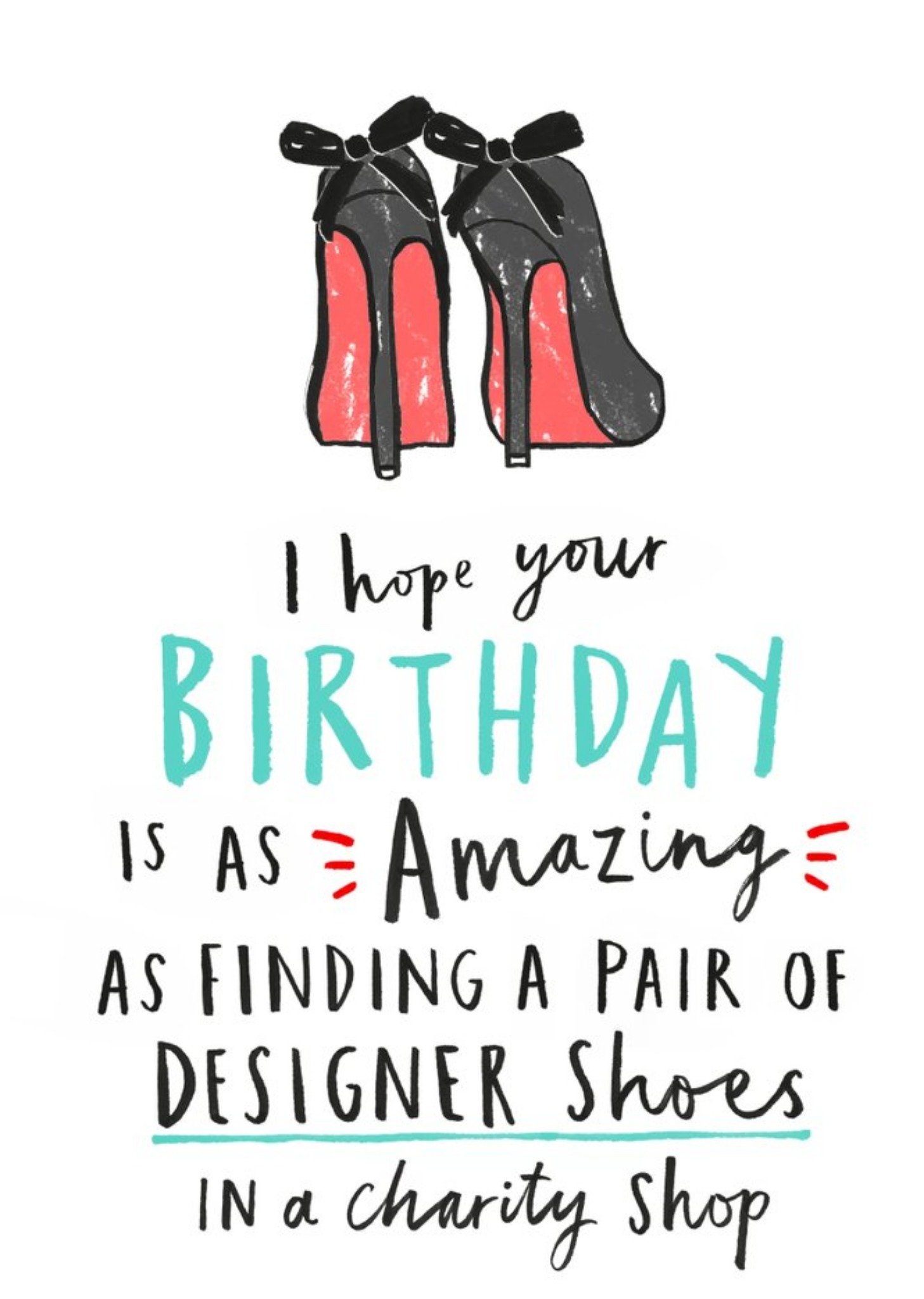 Moonpig Female Birthday Card - Quick Card - Fashion - Shoes Ecard