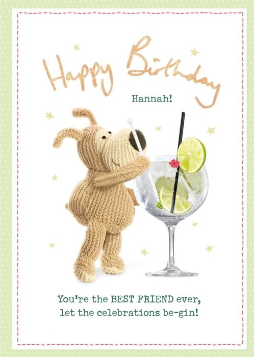 Cute Boofle To The Best Friend Ever Birthday Card