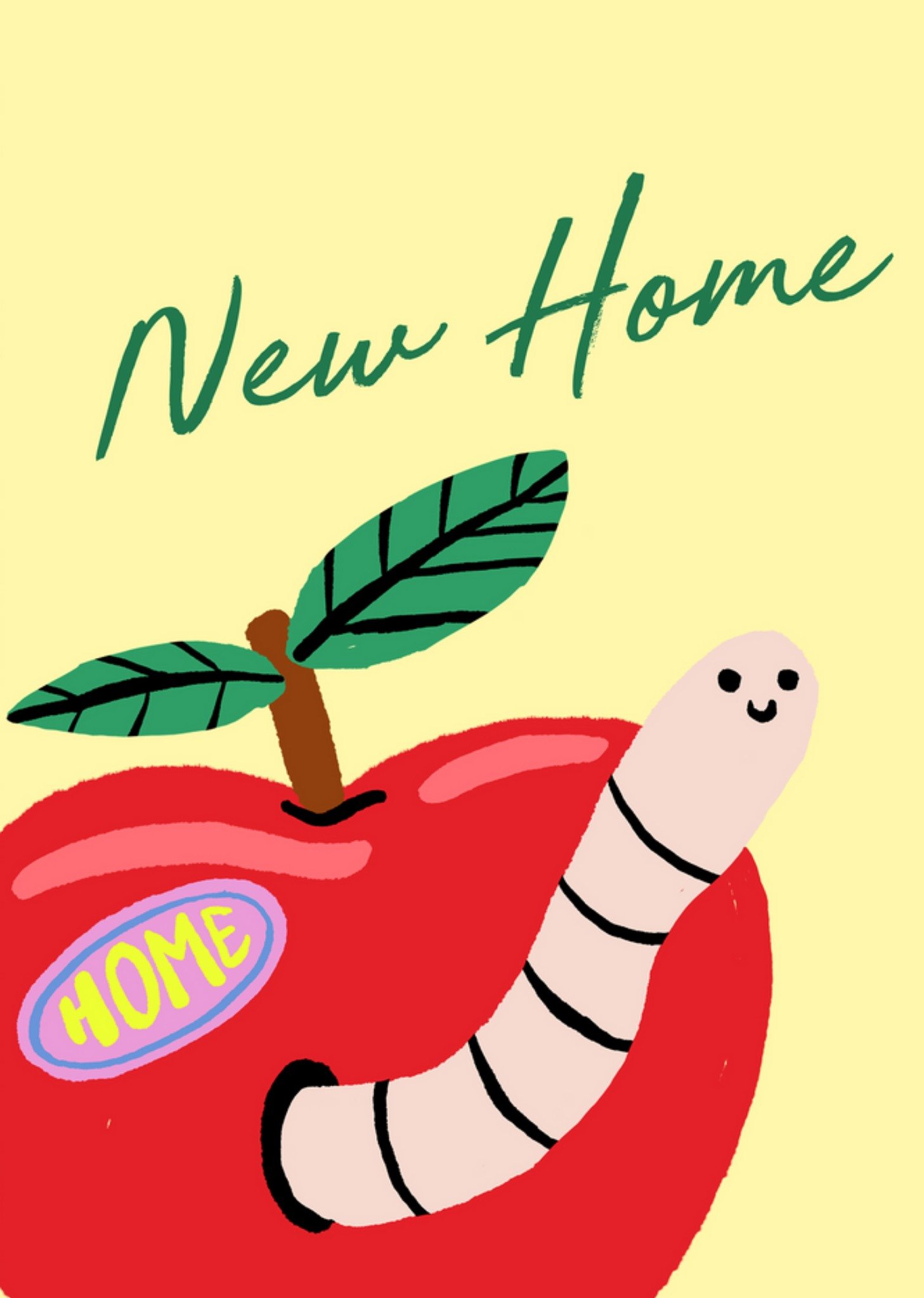 Jolly Awesome New Home Card