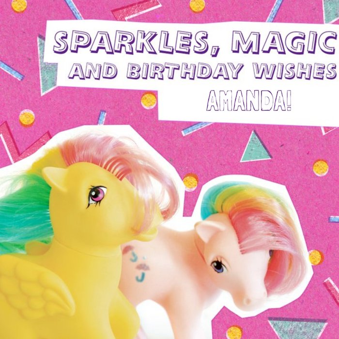 My Little Pony - Sparkles - Magic - Birthday Card