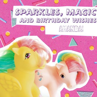 My Little Pony - Sparkles - Magic - Birthday Card