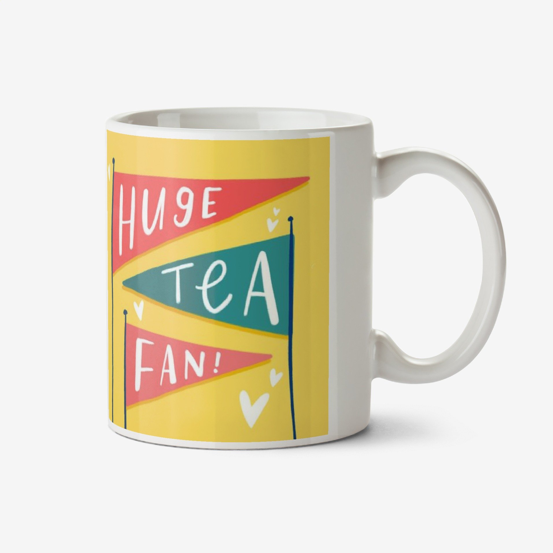 Moonpig Lucy Maggie Huge Tea Fan Flags Mug Ceramic Mug