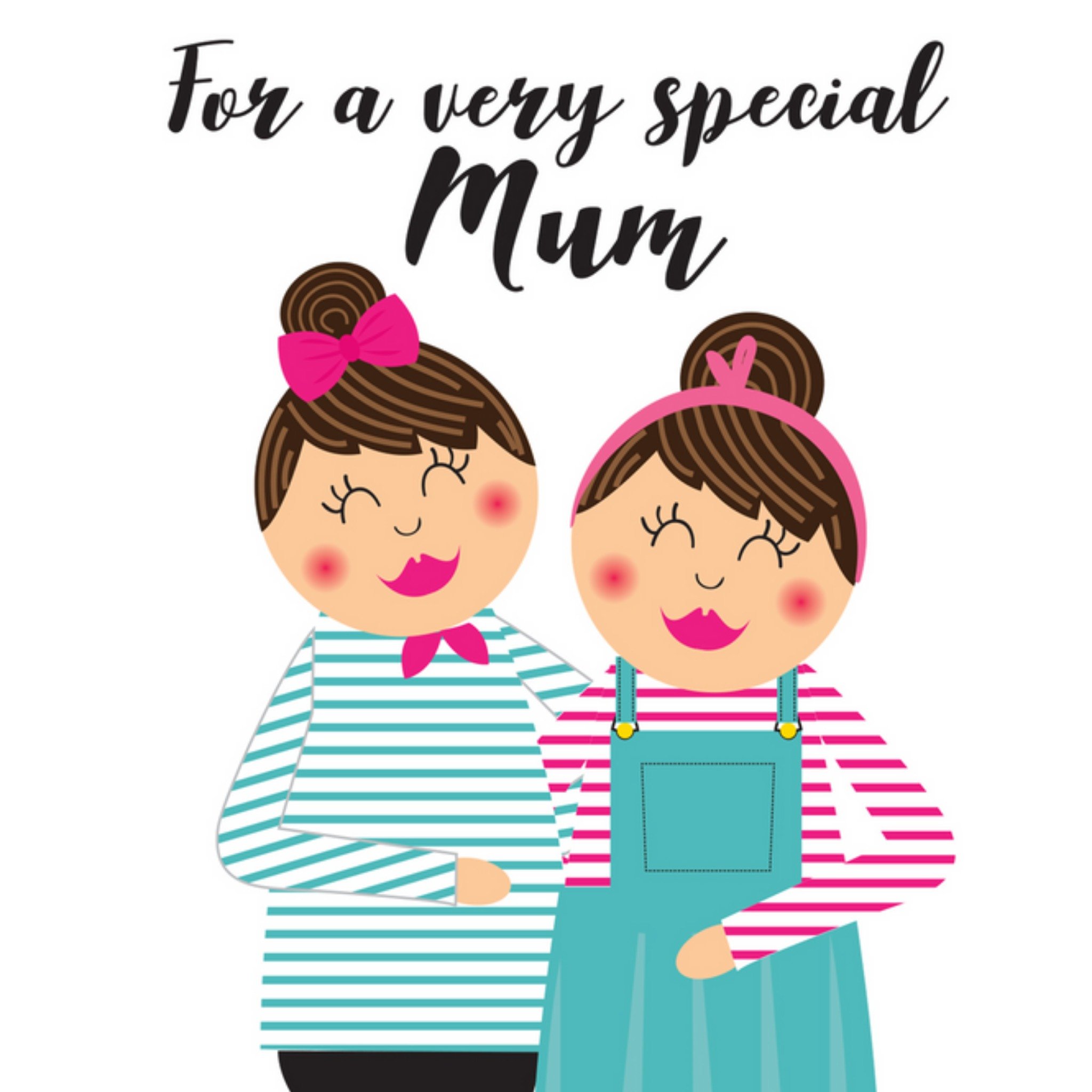 Moonpig Cute To A Very Special Mum Card, Square