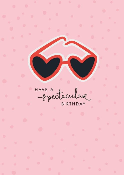 Hotchpotch Sunglasses Pink Sweet Birthday Card
