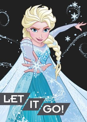 Disney Frozen Princess Elsa Let It Go Card