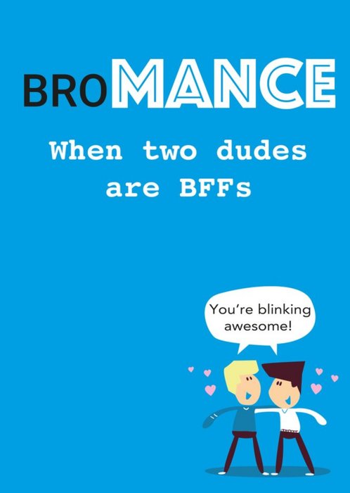 Quitting Hollywood Mixo Bromance Funny Card
