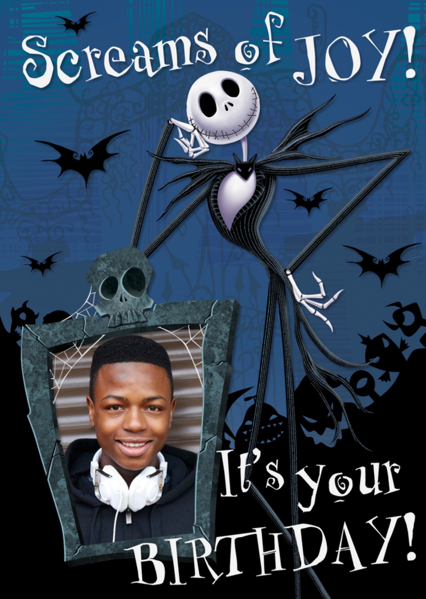 Disney The Nightmare Before Christmas Screams Of Joy Birthday Card Ecard