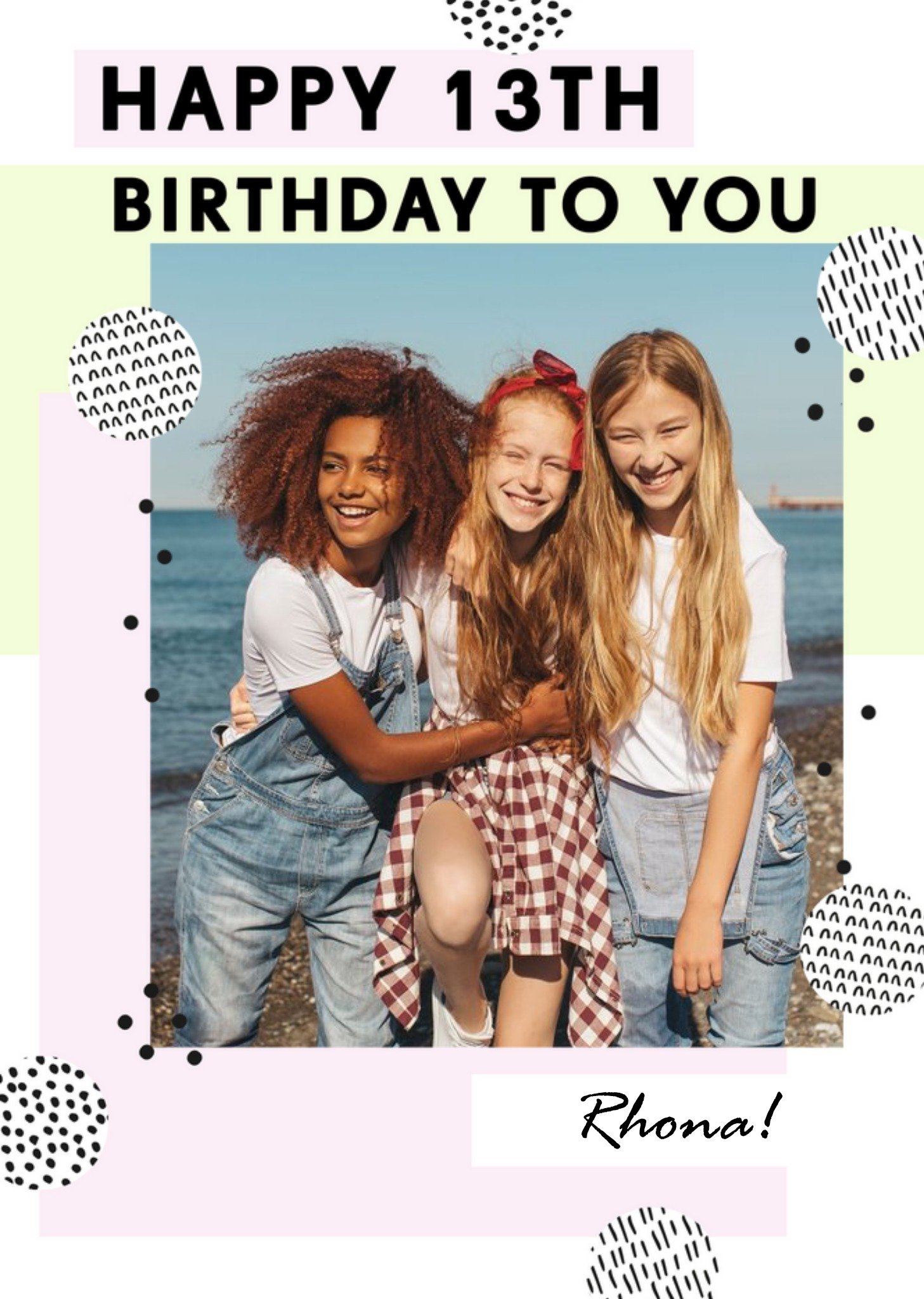 Bougie Age Birthday Personalised Photo Upload Card Ecard