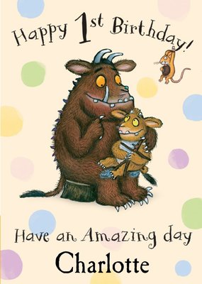 The Gruffalo's Child 1st Birthday Card