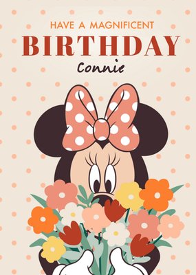 Disney Minnie Mouse Birthday Card