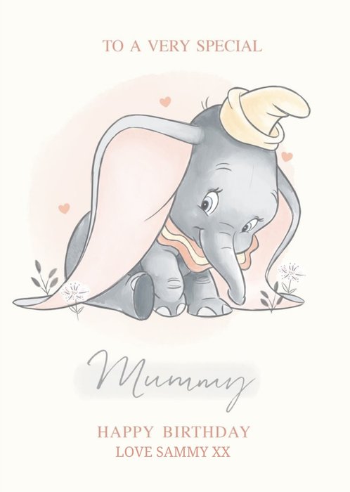 Disney Dumbo Very Special Mummy Birthday Card