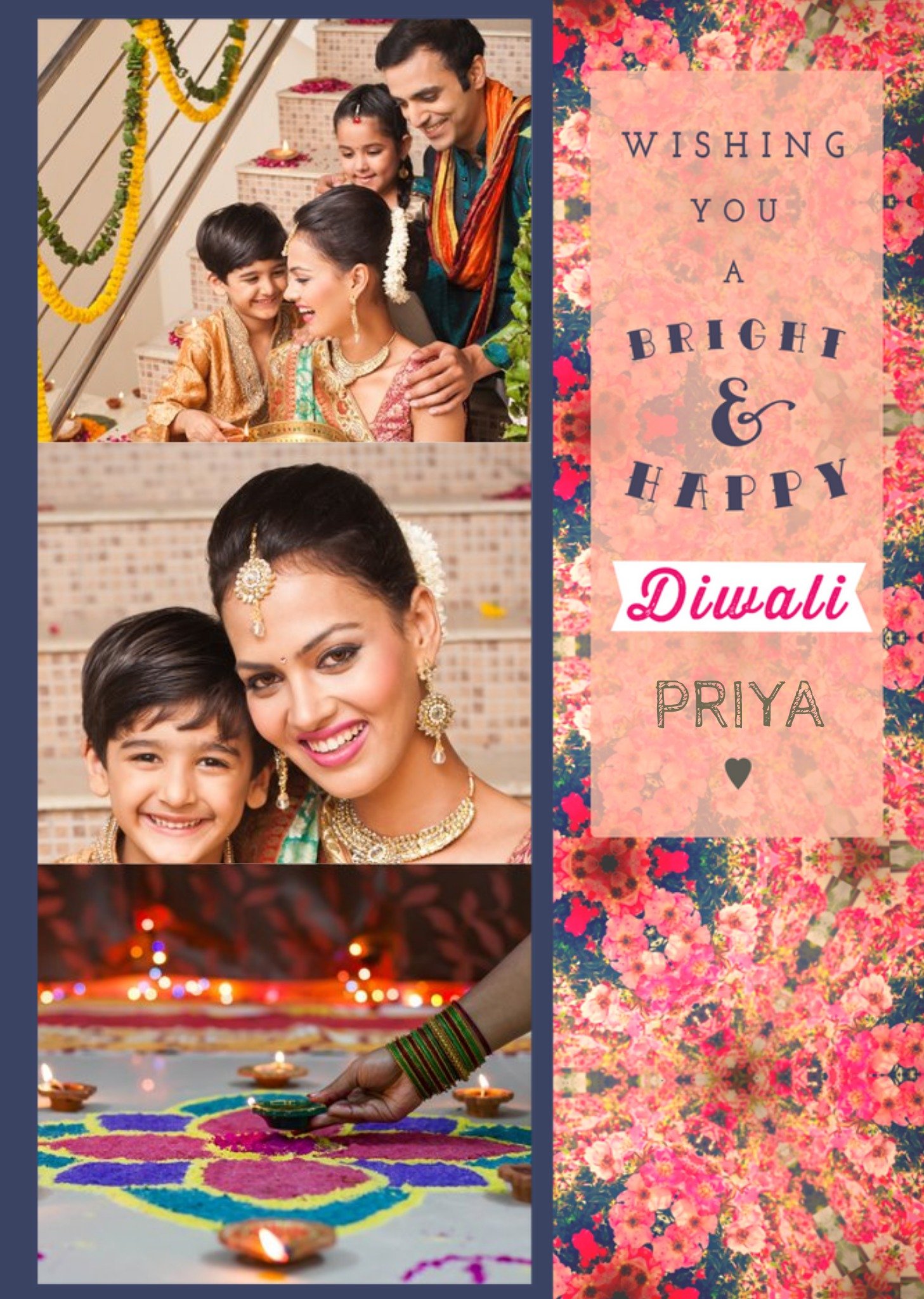 Photo Diwali Card Ecard