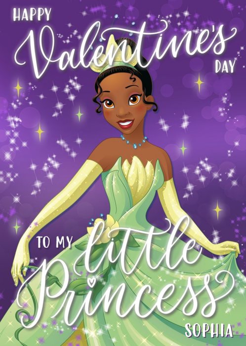 Disney Princess Tiana Valentine's Day Card