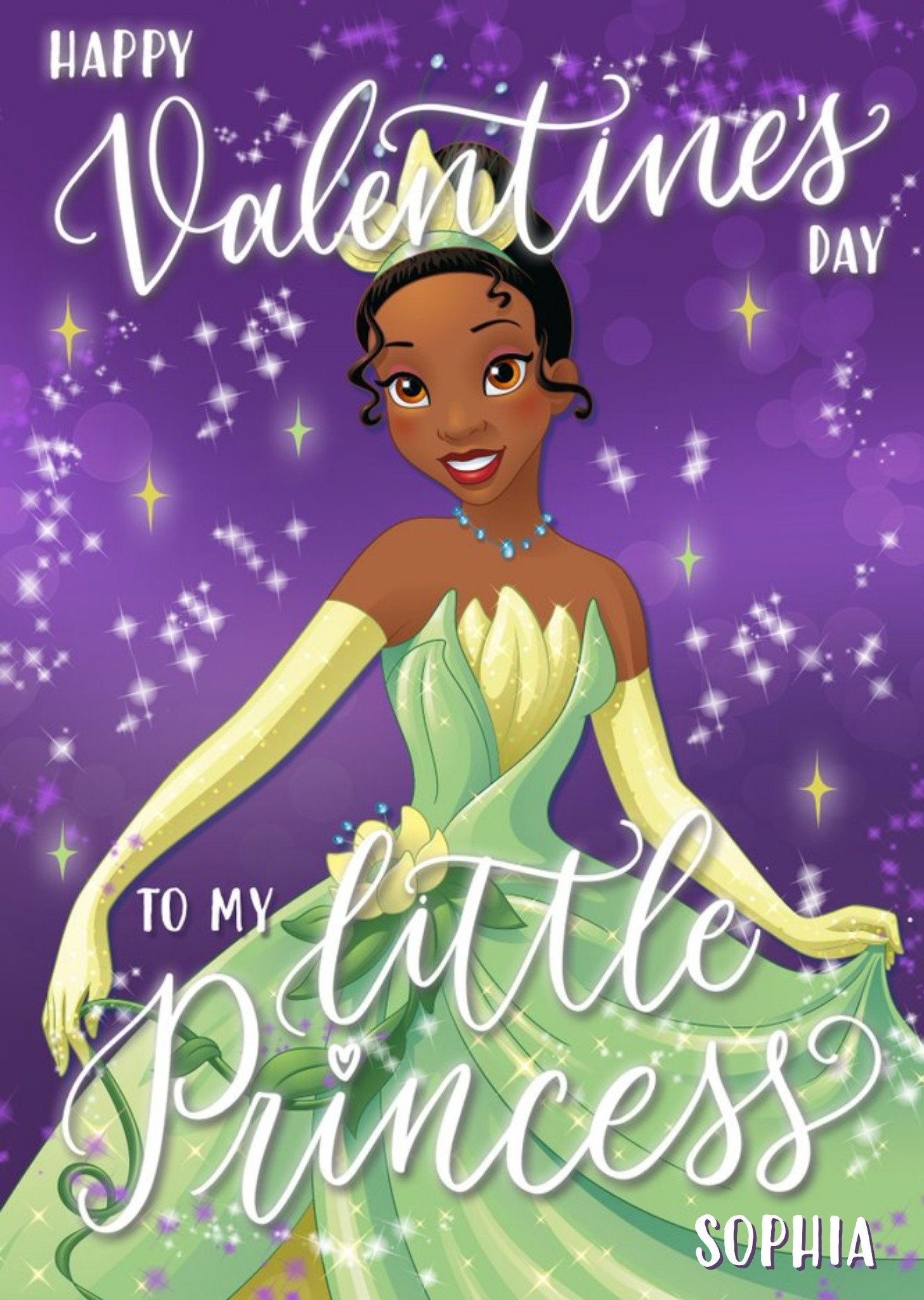 Disney Princesses Disney Princess Tiana Valentine's Day Card, Large