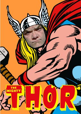 Marvel Thor Photo Upload Card