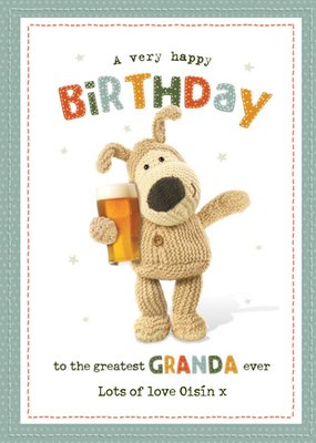 Boofle To The Greatest Granda Ever Birthday Card