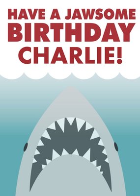 Jaws birthday card - Universal