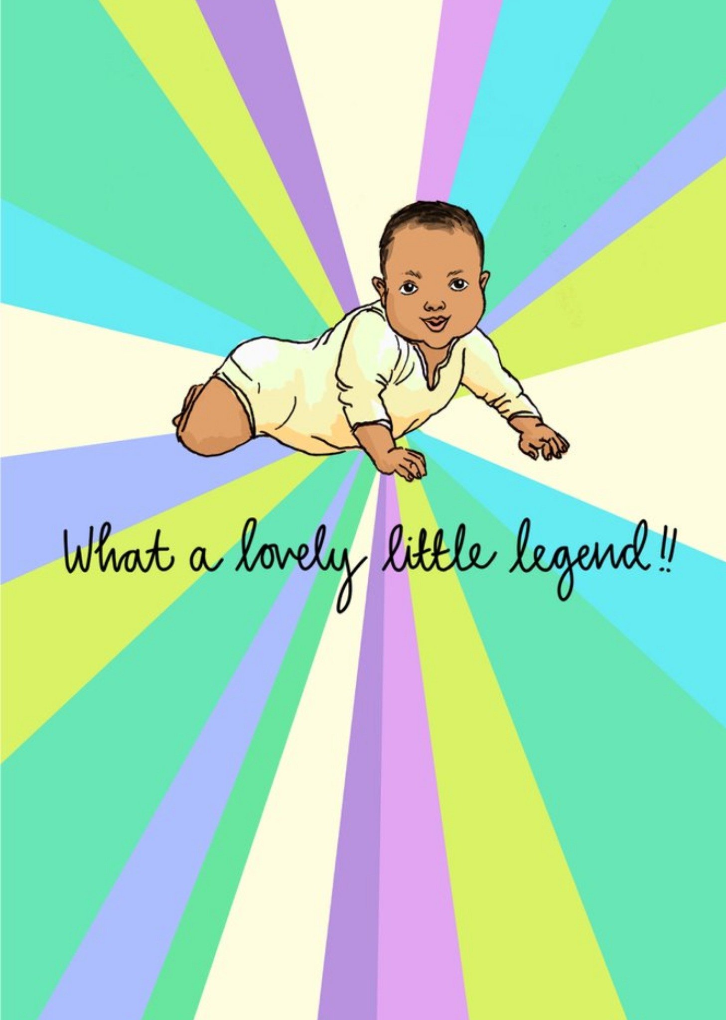 Moonpig Lovely Little Legend Card, Large