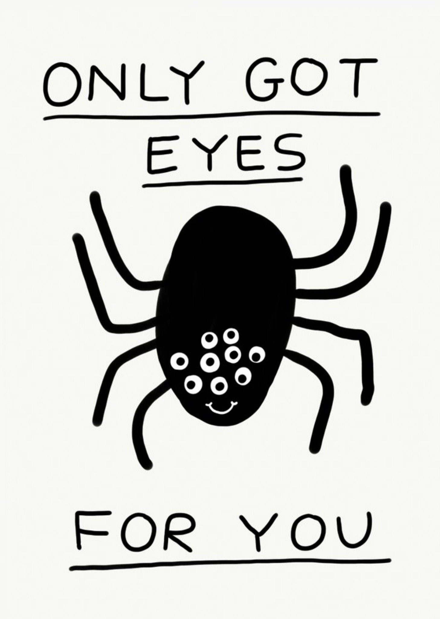 Jolly Awesome Only Got Eyes For You Card, Large