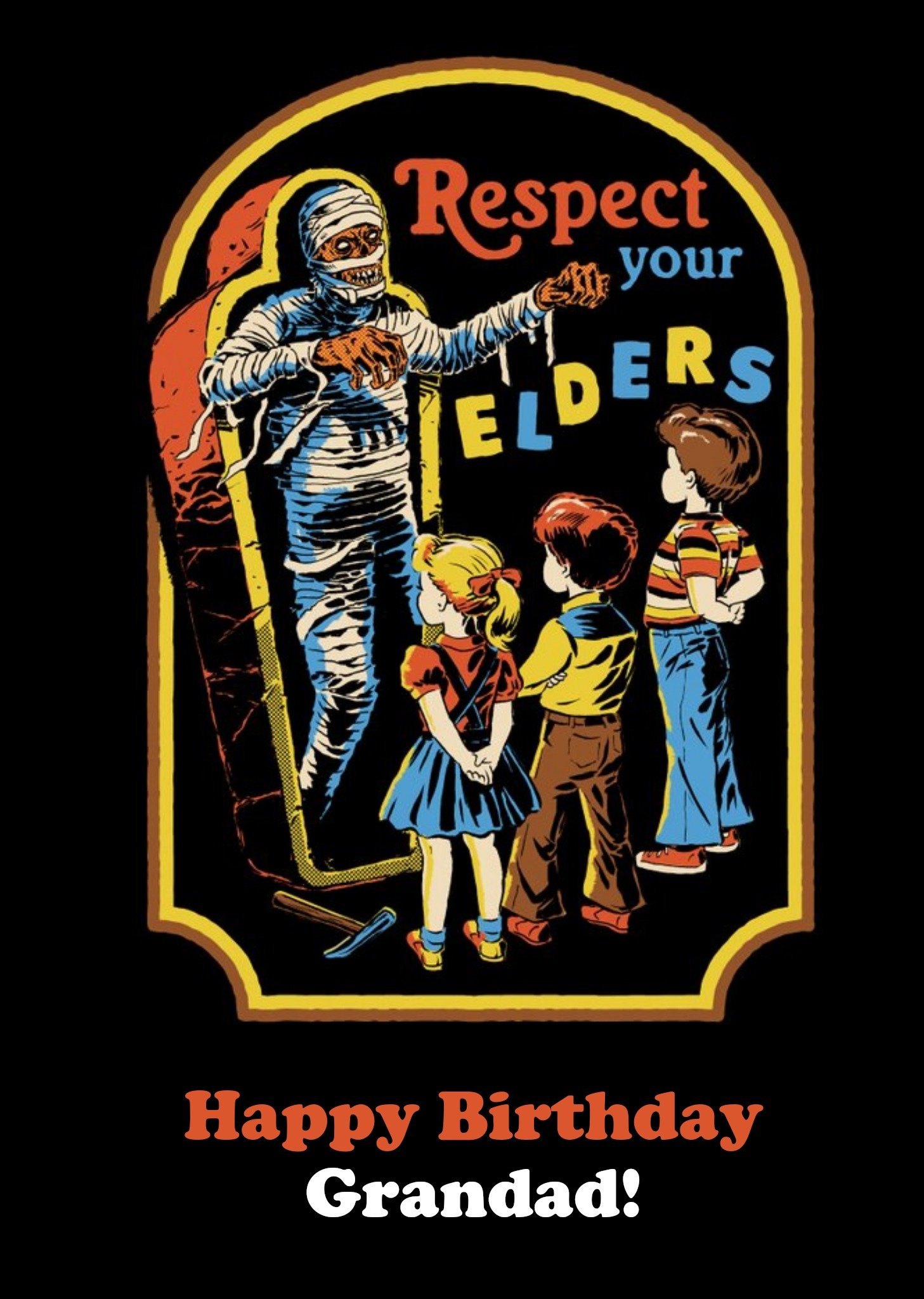 Moonpig Steven Rhodes Respect Your Elders Birthday Card Ecard