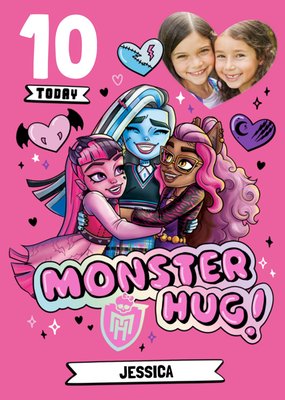 Monster High Photo Upload Birthday Card