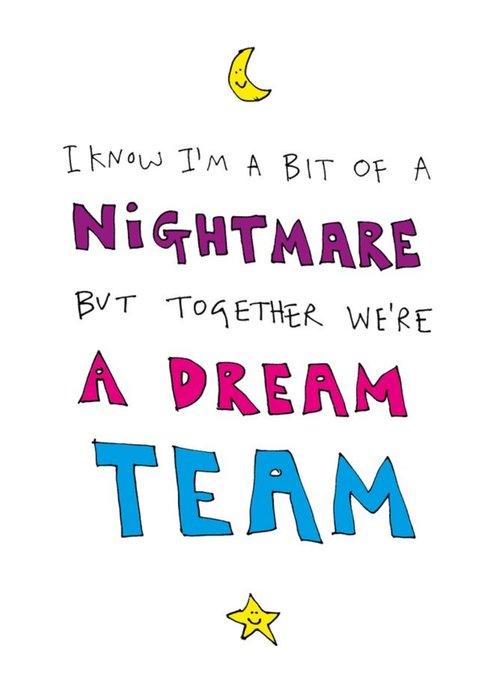 Nightmare Dream Team Funny Card