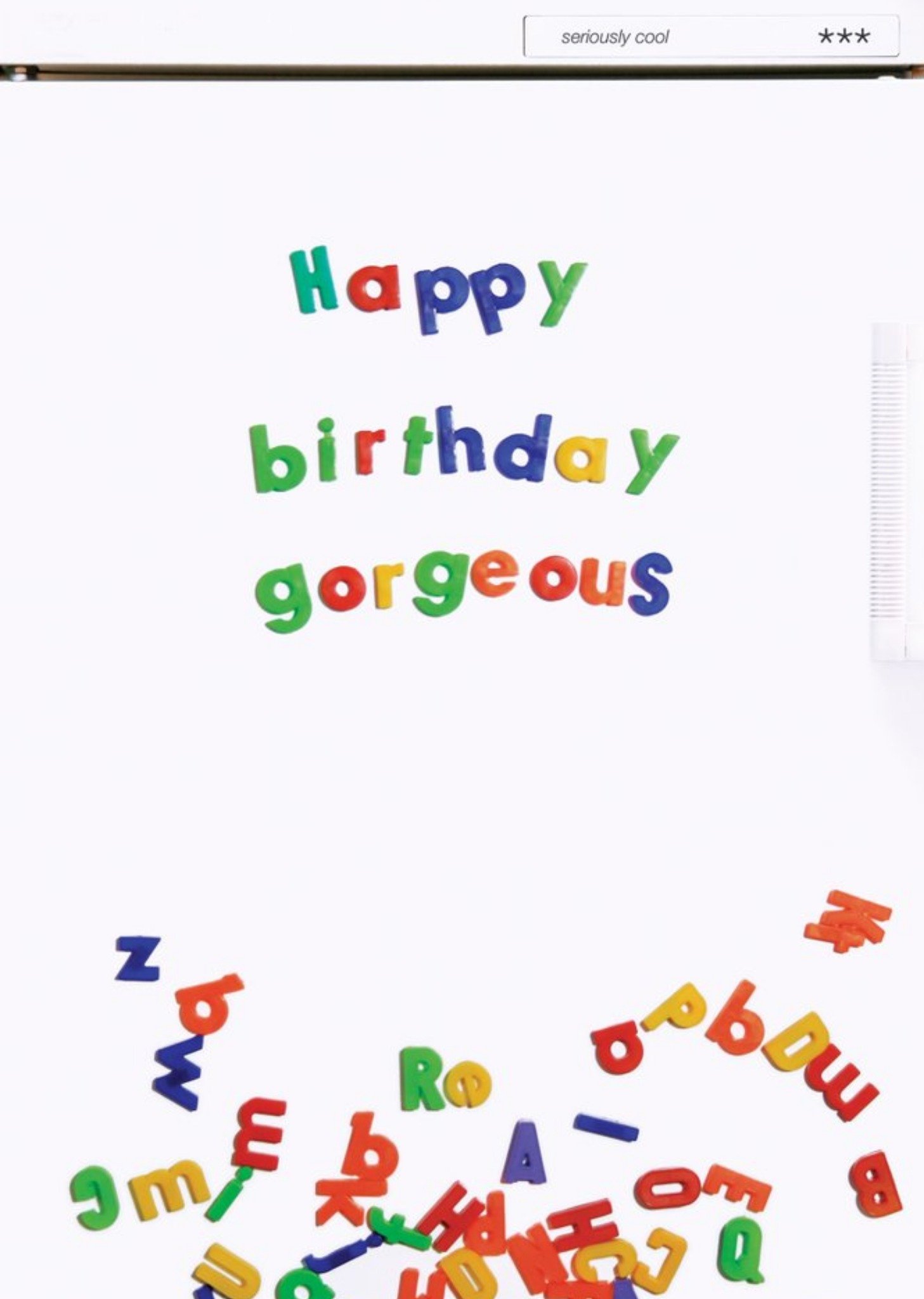 Brainbox Candy Fridge Magnets Happy Birthday Gorgeous Card