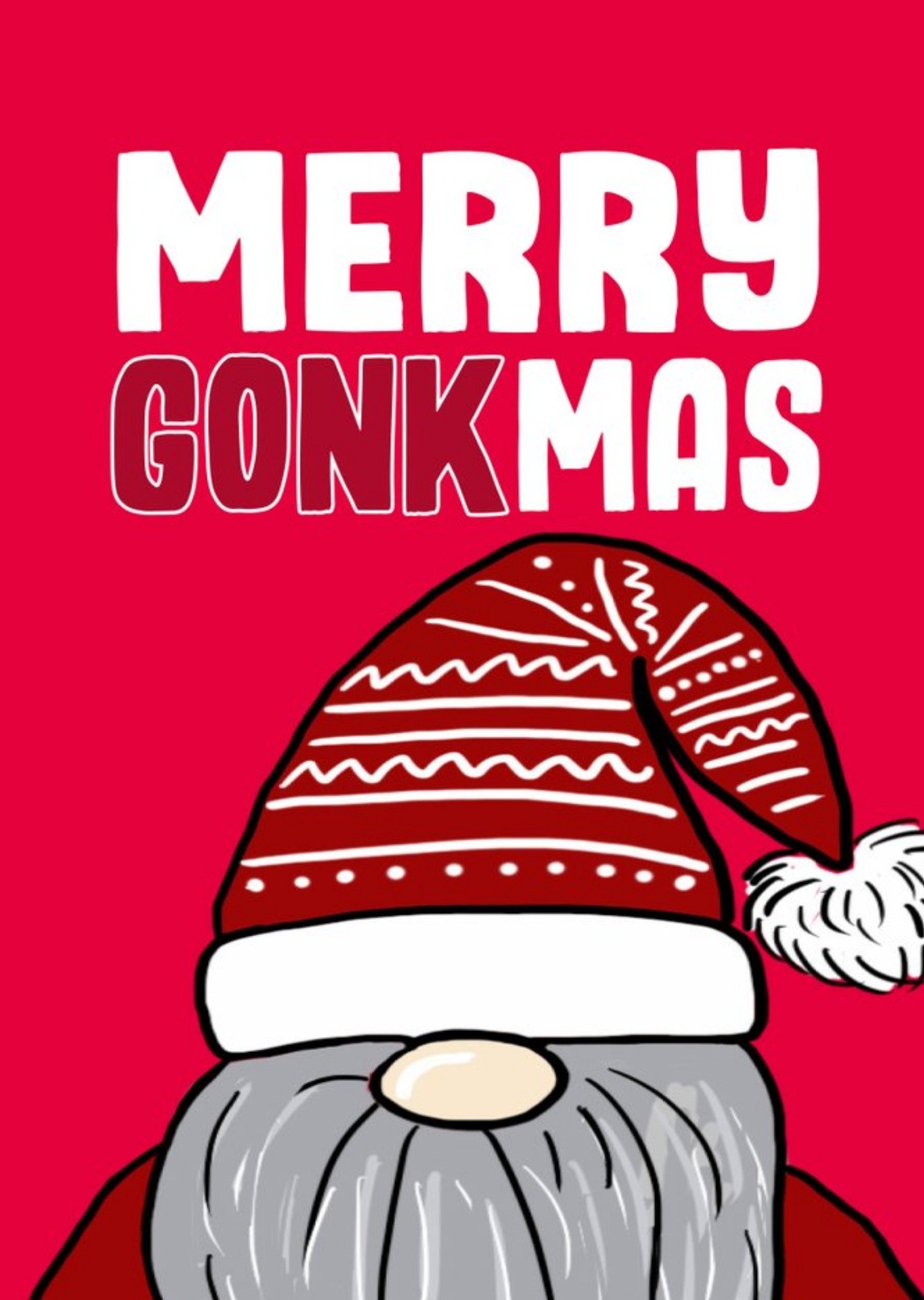 Filthy Sentiments Funny Santa 'merry Gonkmas' Christmas Card Ecard
