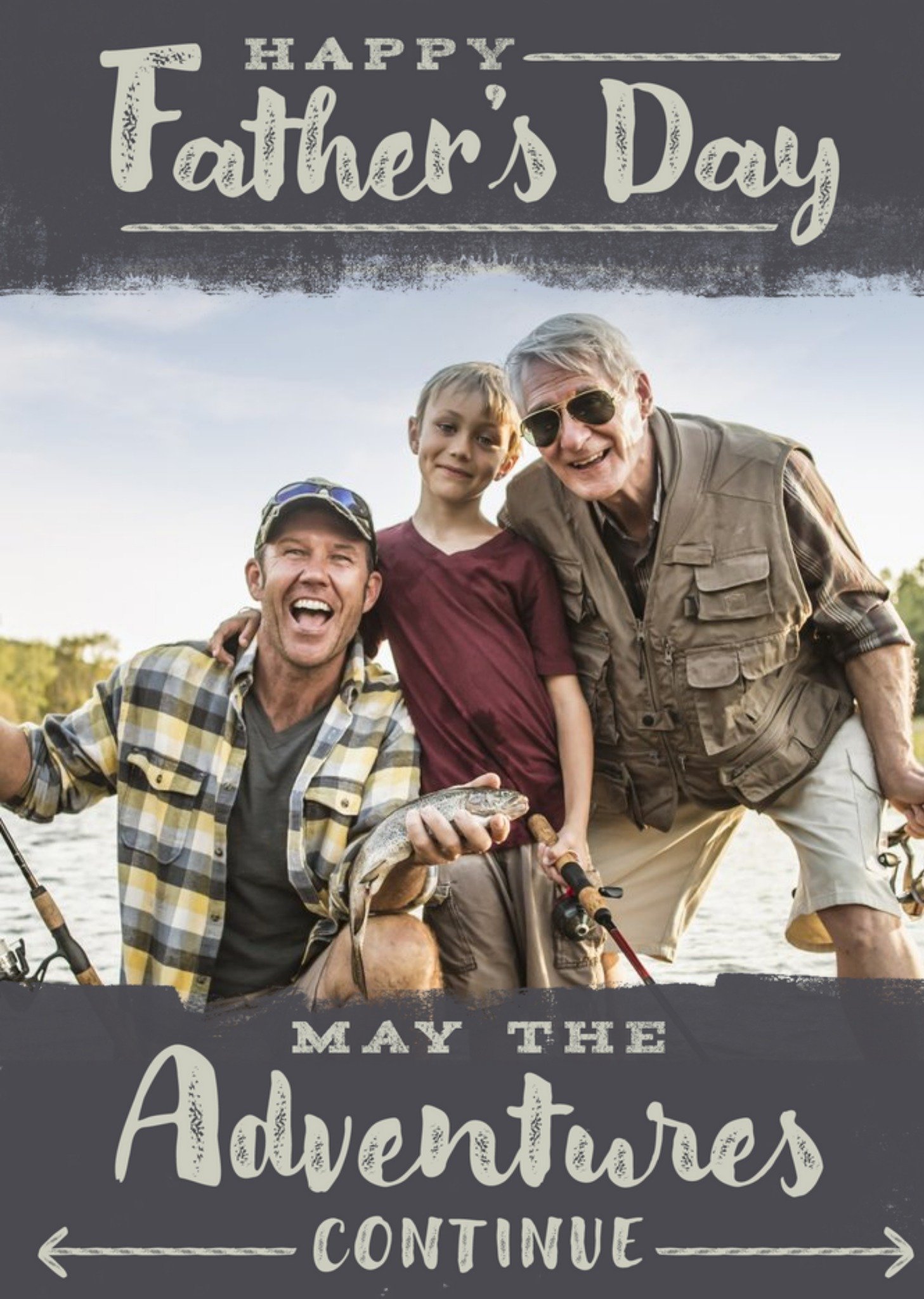 May The Adventures Continue Fathers Day Photo Card Ecard