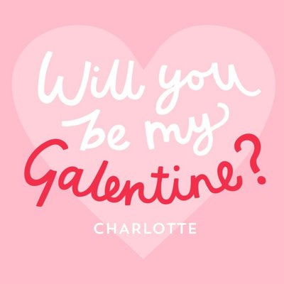 Will You Be My Galentine Card