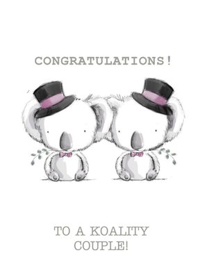 Newlywed Congratulations Card