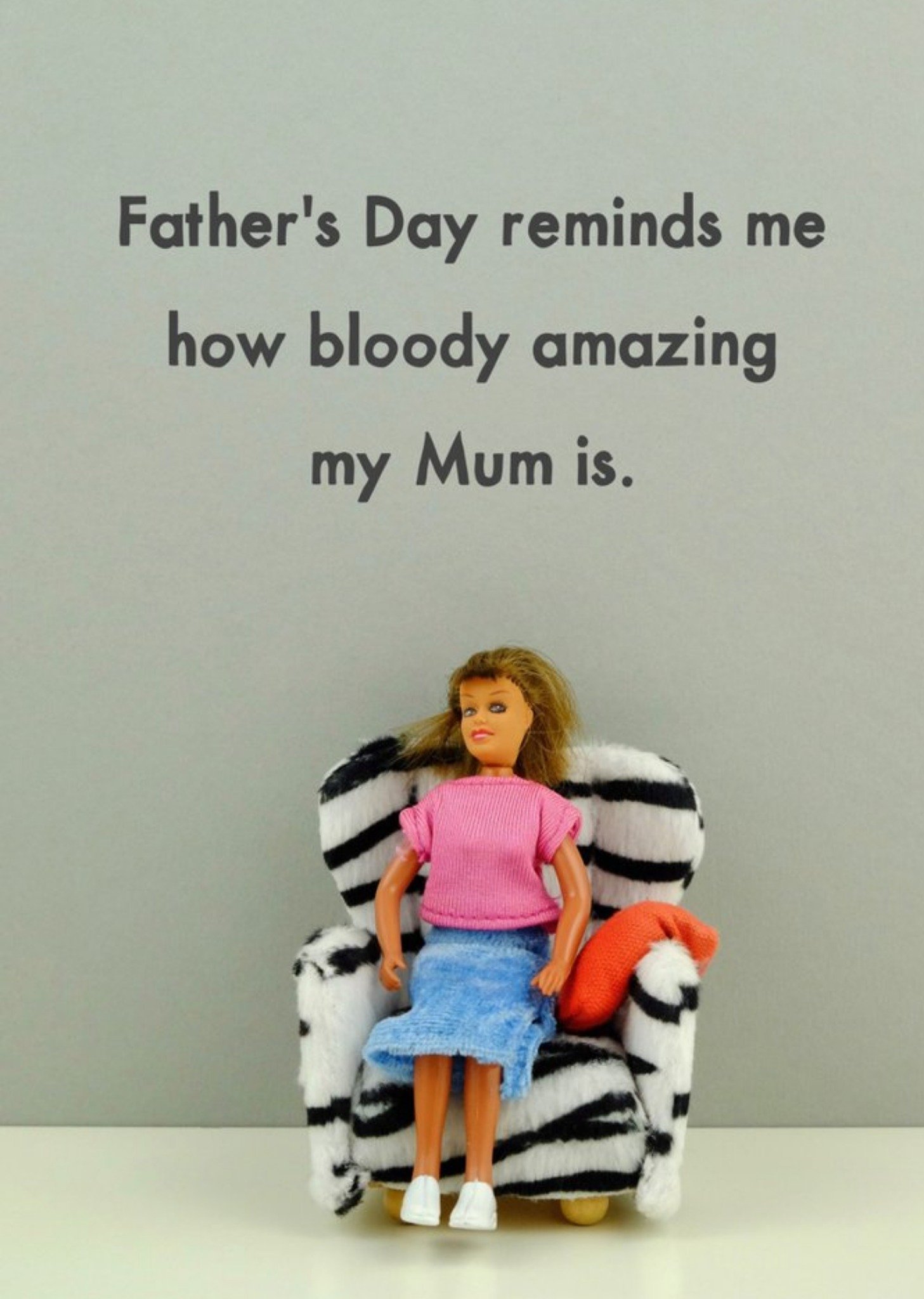 Bold And Bright Funny Rude Fathers Day Reminds Me How Bloody Amazing My Mum Is Card