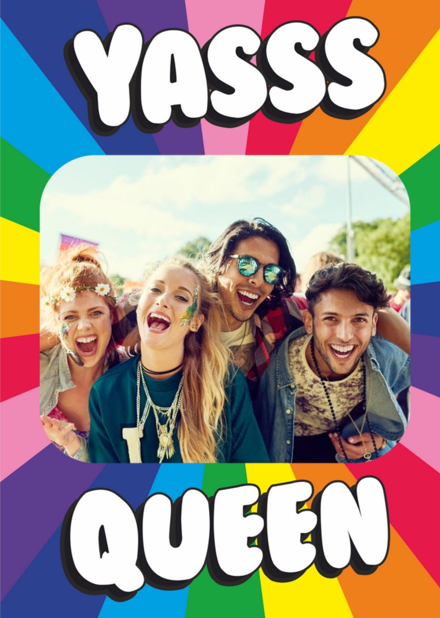 Yass Queen Photo Upload Birthday Card Ecard