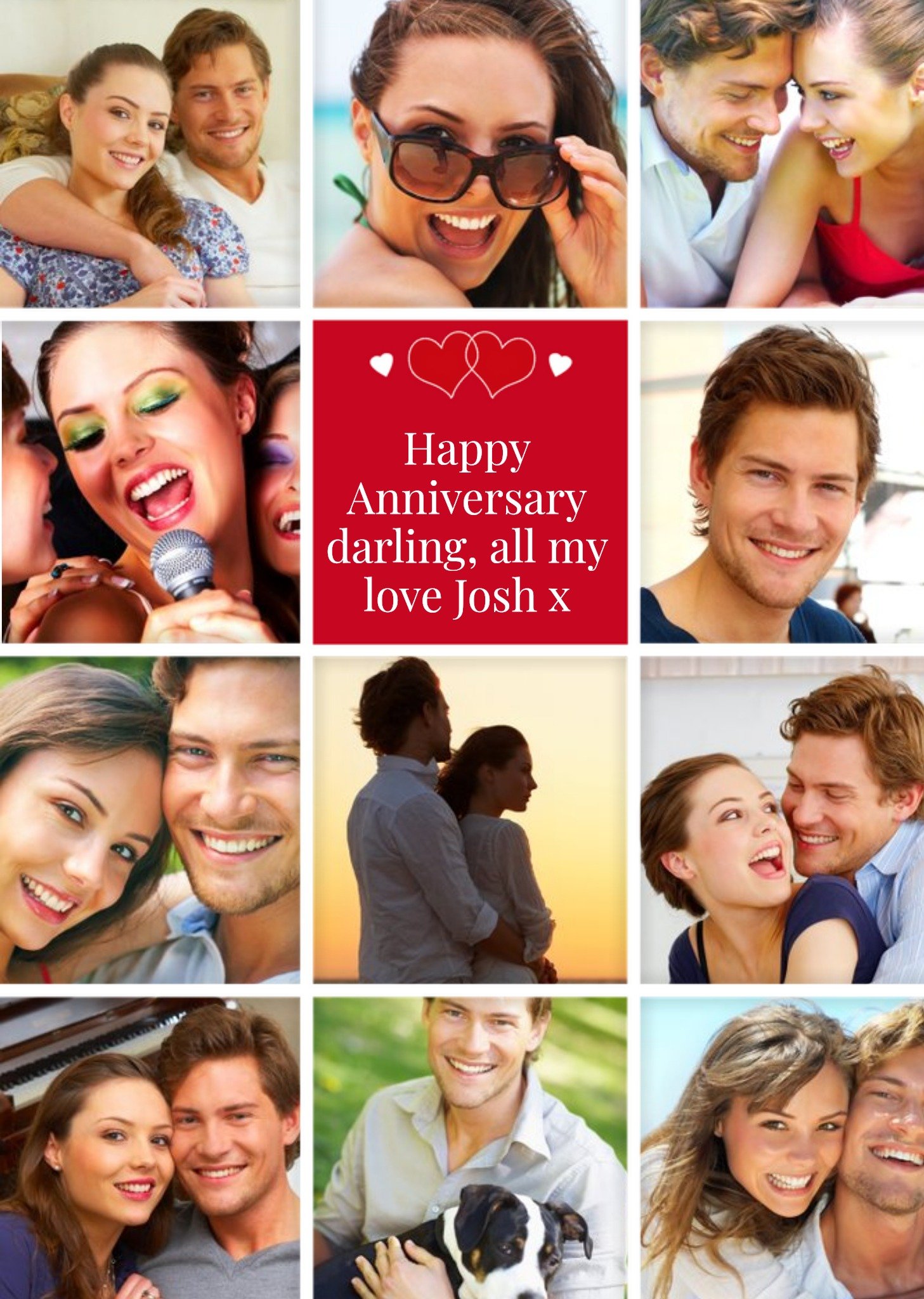 Personalised Anniversary Card Ecard