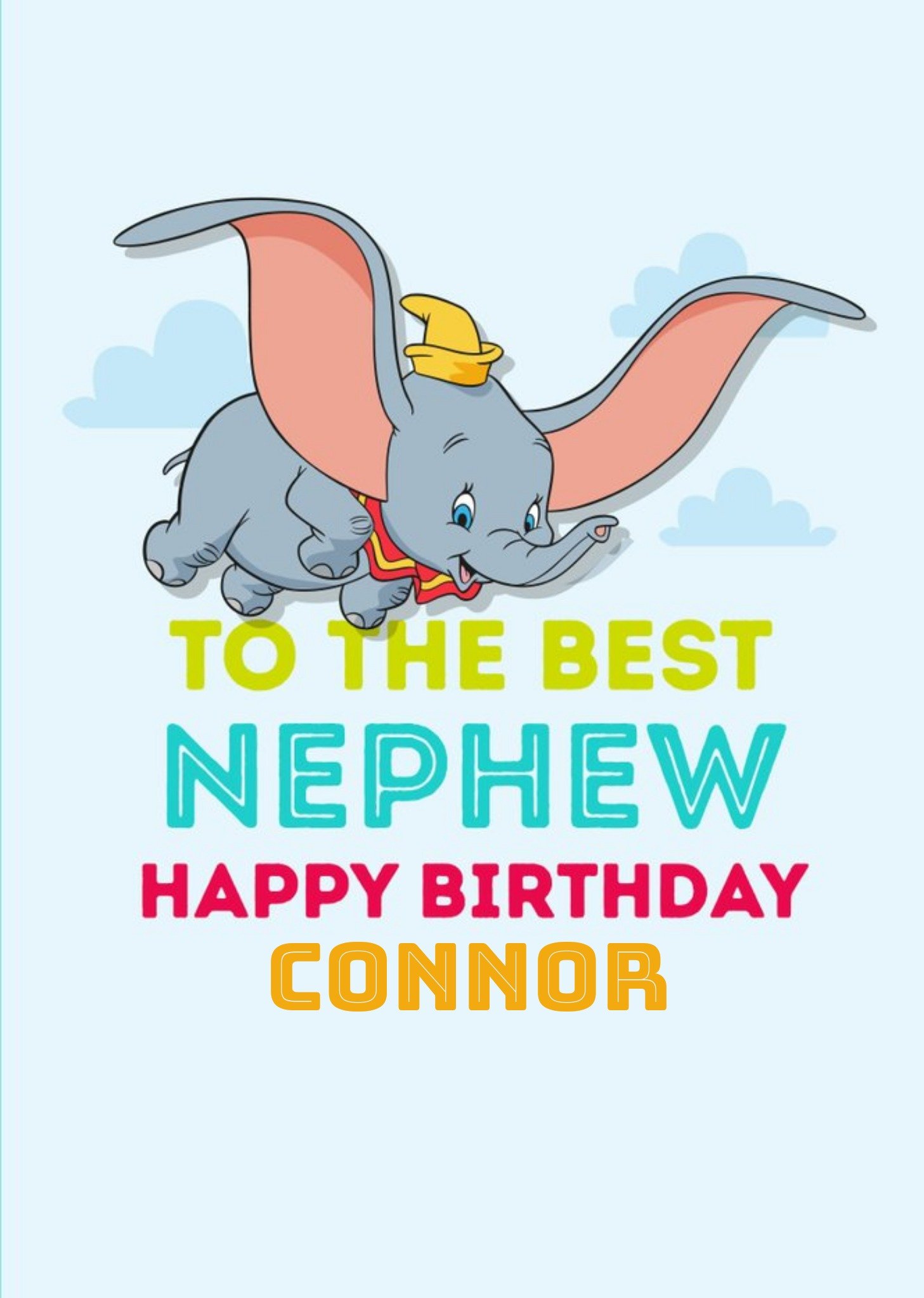Disney Dumbo Best Nephew Birthday Card Ecard