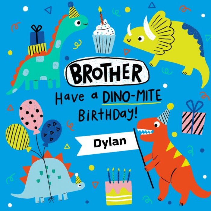 Have a Dino Mite Birthday Dinosaur Birthday Card