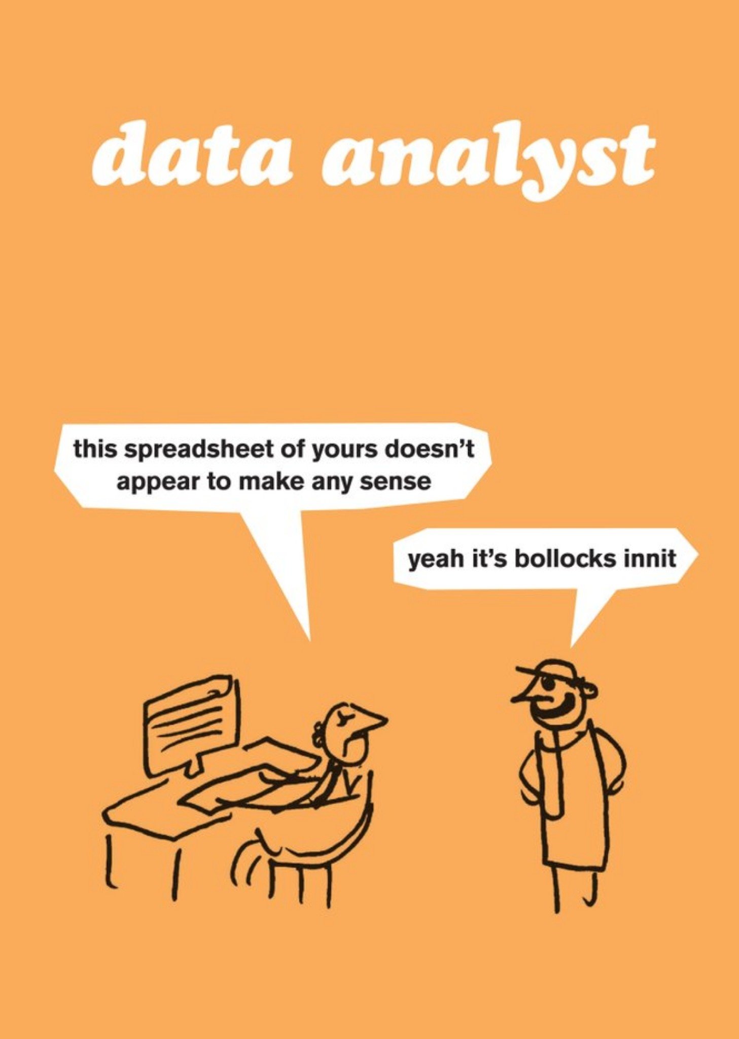 Brainbox Candy Data Analyst Card