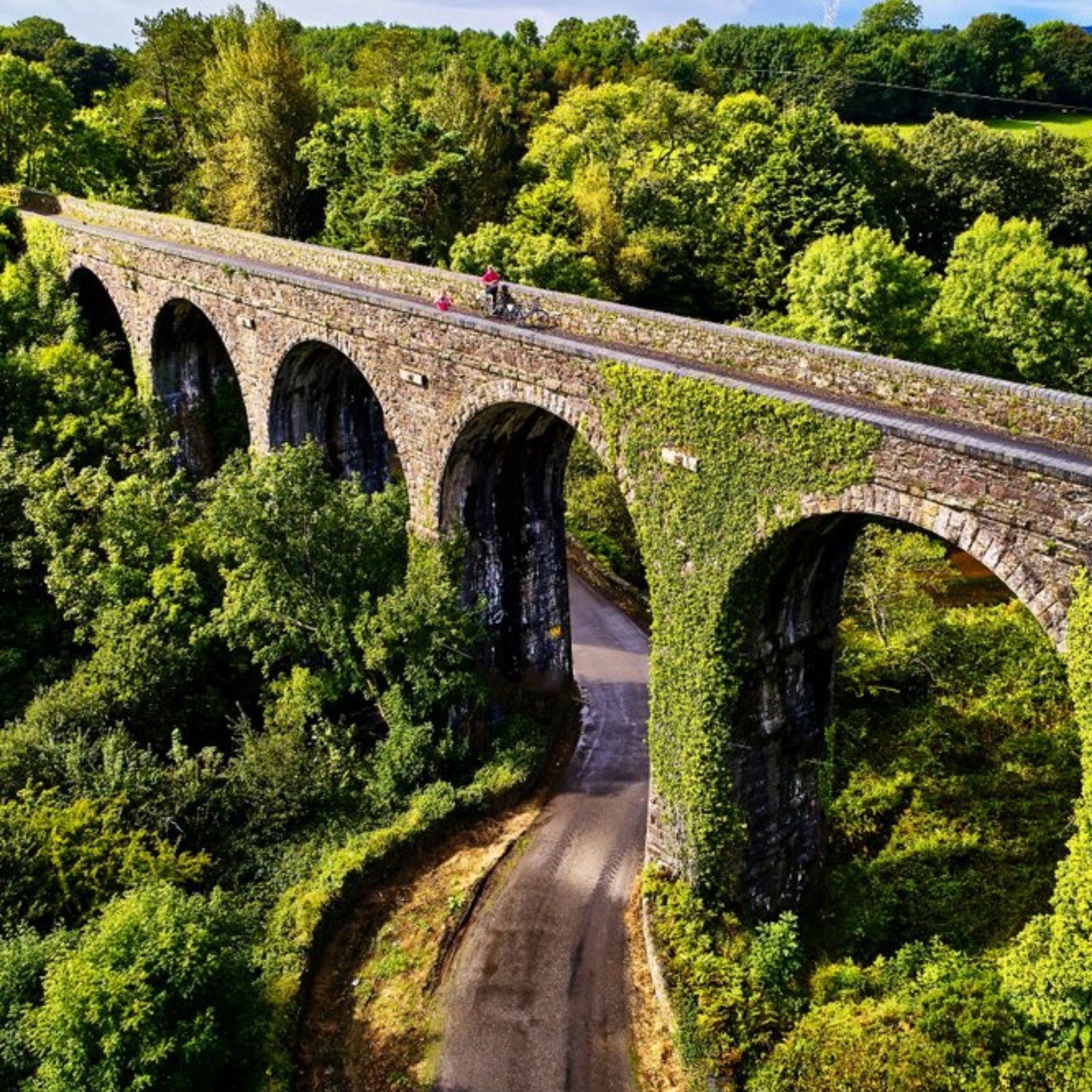 Moonpig Photographic Durrow Viaduct, Waterford Greenway, County Waterford, Ireland Just A Note Card,