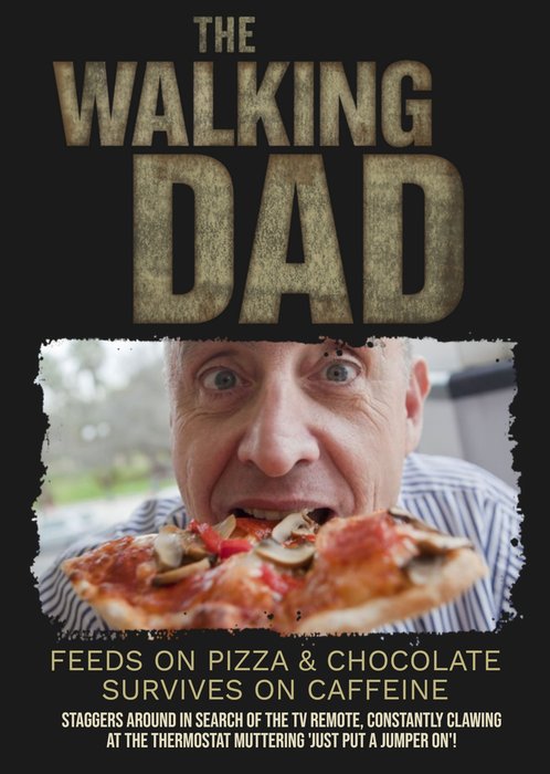 The Walking Dad Funny & Personalised Father's Day Card