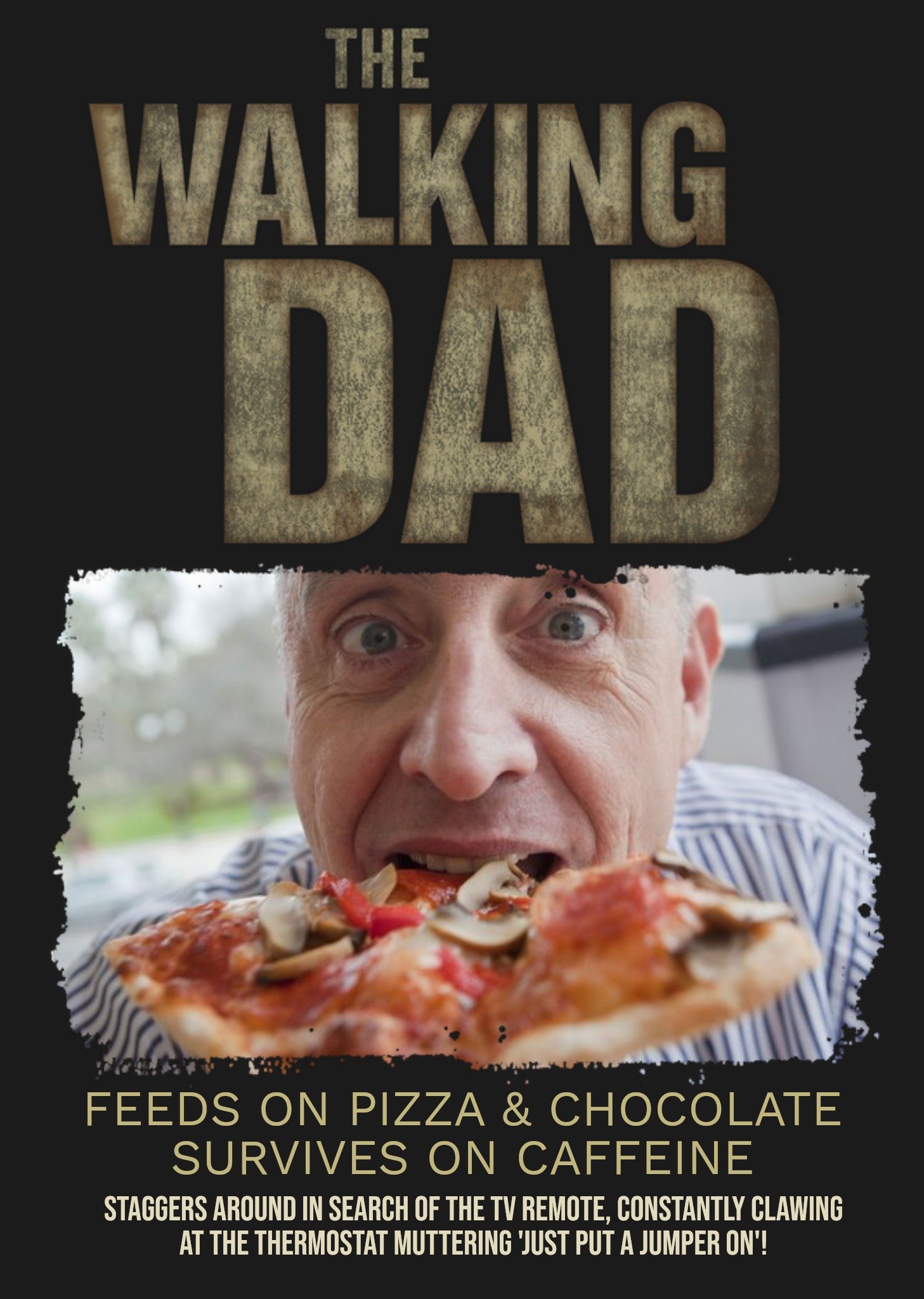 Other The Walking Dad Funny & Personalised Father's Day Card