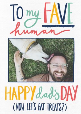 From The Pet Happy Dads Day Photo Card
