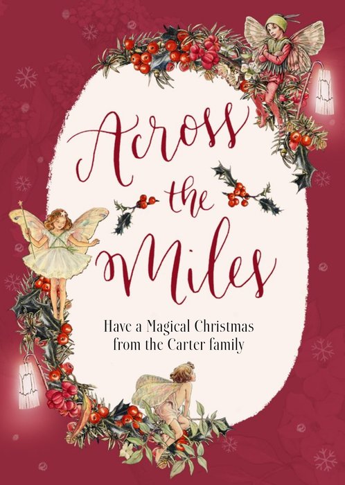 Flower Fairies Across The Miles Christmas Card