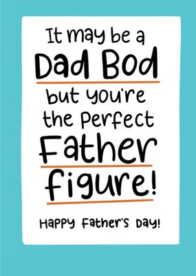 Dad Bod Father Figure Father's Day Card