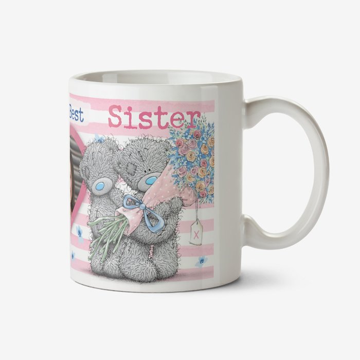 Me To You Tattty Teddy Hearts Photo Upload Mug For Sister