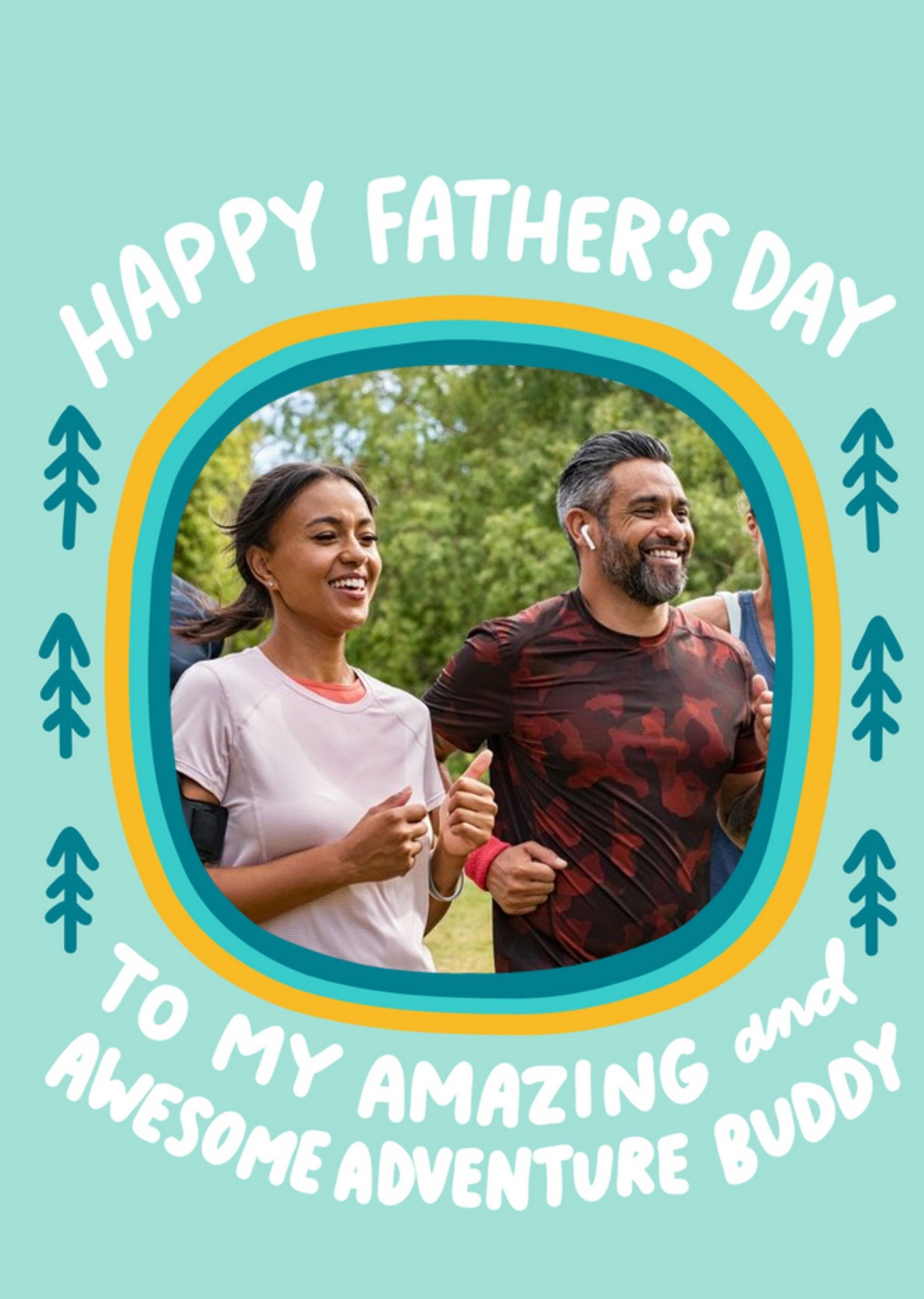 Adventure Buddy Father's Day Photo Upload Card Ecard