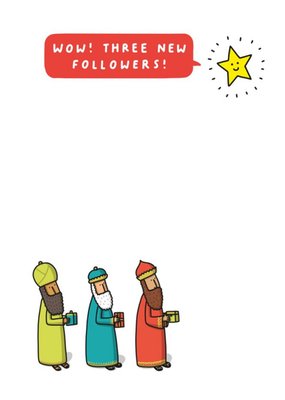 Mungo And Shoddy Wow Three New Followers Wise Men Christmas Card