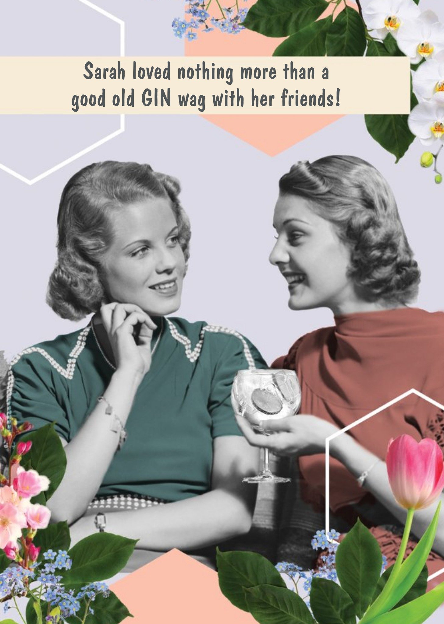 Moonpig Gin Wag Birthday Card Ecard