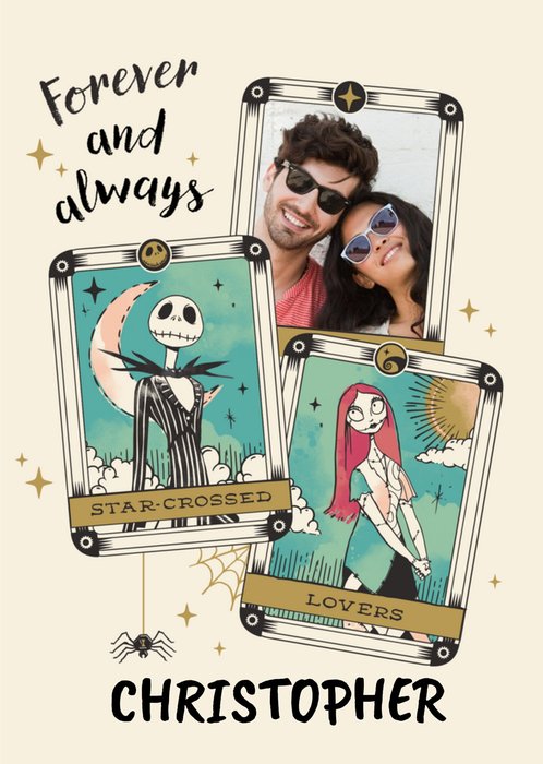 Nightmare Before Christmas Jack Skellington and Sally Forever And Always Anniversary Card