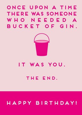 Paperlink A Bucket Of Gin Card