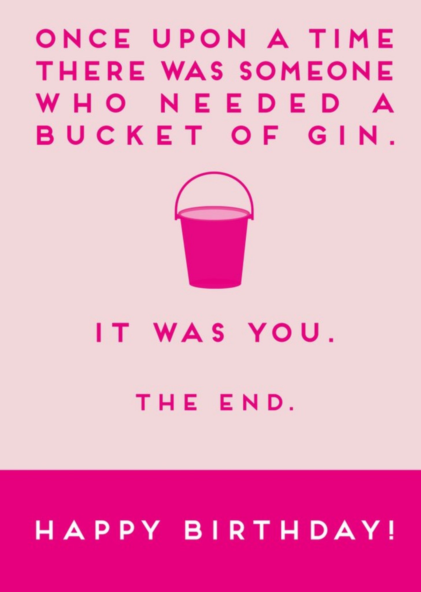 Paperlink A Bucket Of Gin Card Ecard